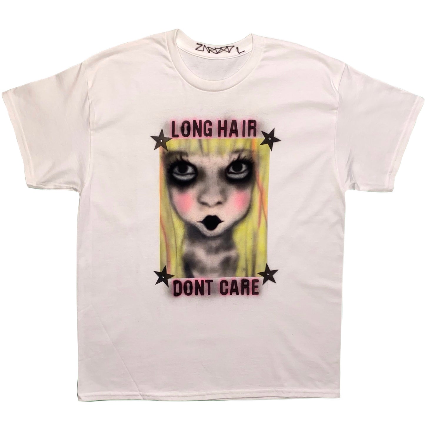 long hair don’t care tee L
