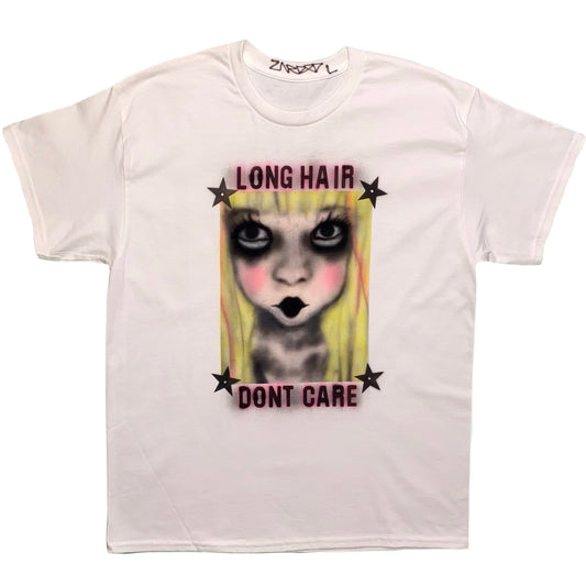 long hair don’t care tee L