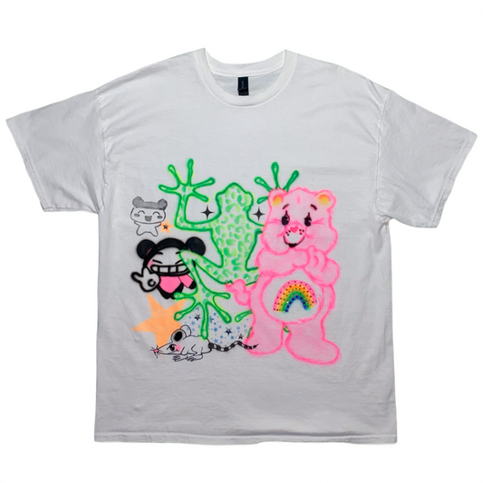 frog bear tee L