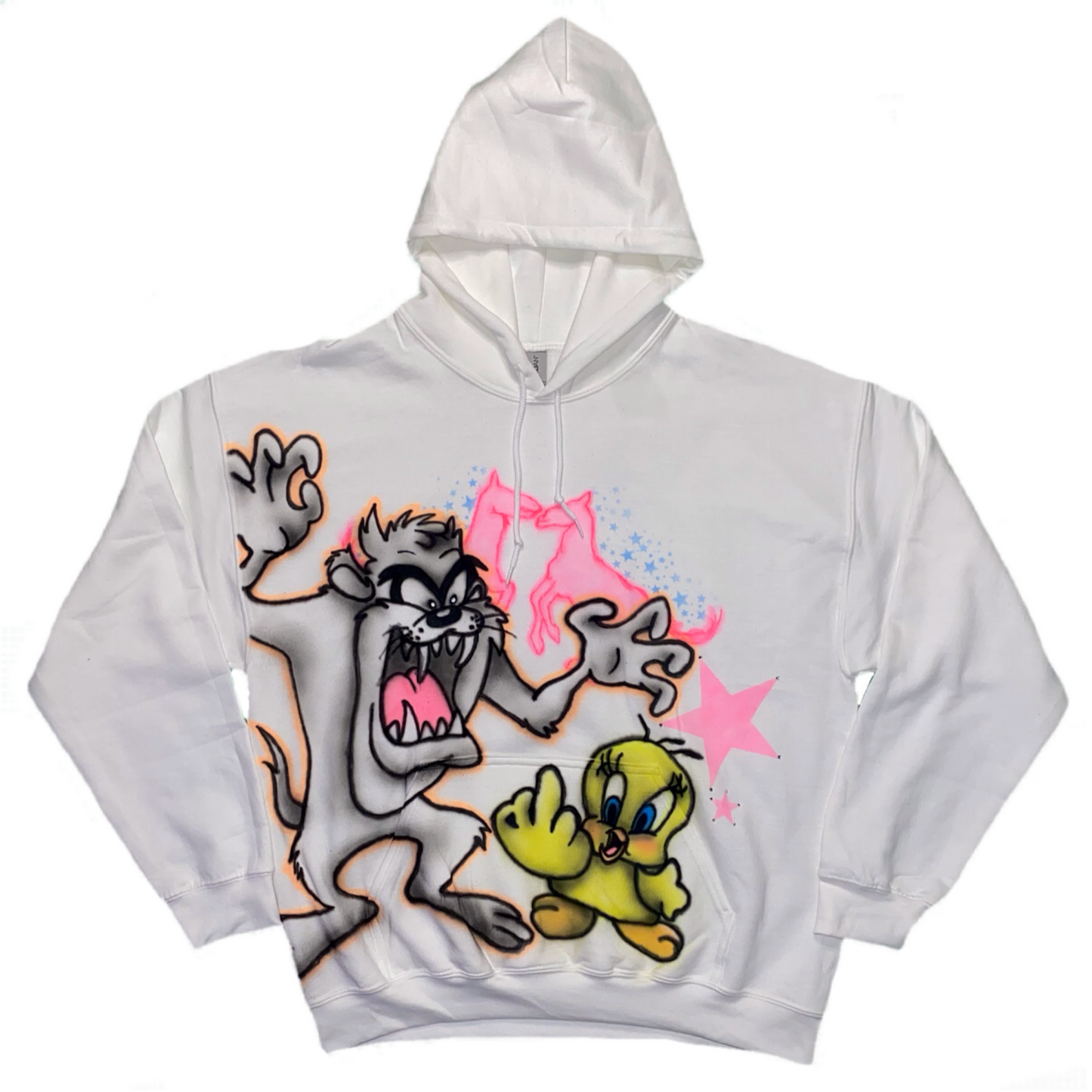 tasmanian tweety hoodie L